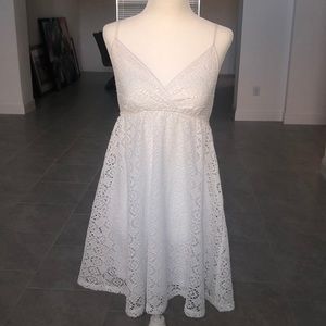 White Eyelet Express Dress